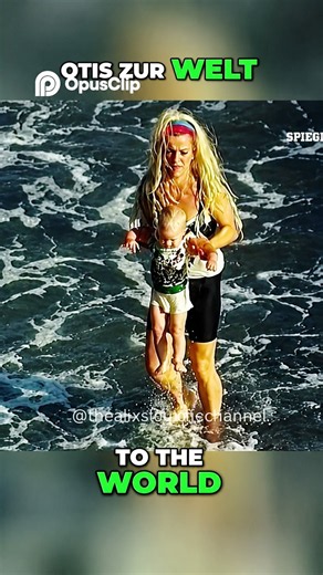 Sea bathing with NINA HAGEN, her son and her boyfriend 1992 #ninahagen