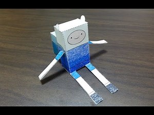 ASMR Paper Craft Finn of Adventure Time│No Talking