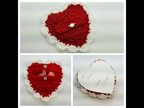 How To Crochet - HEART VALENTINE | Valentines Day | BAGODAY Crochet TUTORIAL #450