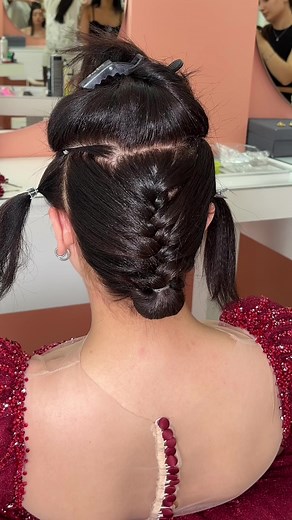 #kesfet #öneçıkar #keşfet #fyp #CapCut #hair #hairstyle #topuzyapımı #bride #gelinsaçı #degisim #makuptutorial❤️