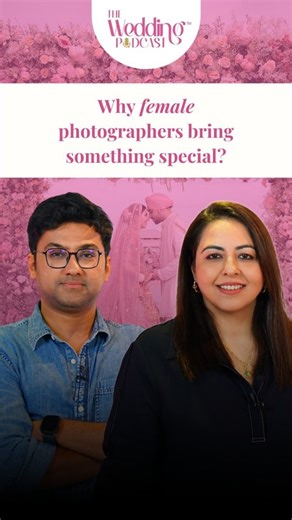 The Wedding Podcast on Instagram: "It’s not just about capturing moments, but understanding them. The sensitivity, comfort, and intuitive eye female photographers bring often turn in-between moments into deeply personal stories. Sometimes, that perspective makes all the difference. #theweddingpodcast #aartimanocha #femalephotographers #weddingstories #emotionalmoments [theweddingpodcast, aartimanocha, female wedding photographers, women photographers in weddings, emotional wedding photography, c