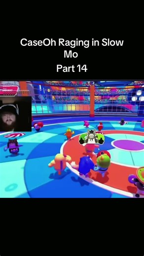 CaseOh Raging in Slow Mo Part 14 #caseoh #fallguys #caseohfunny #caseohclips #foryoupage