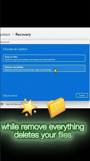 Reset This PC? Choose This Carefully