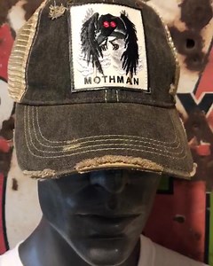 Check out our new exclusive Mothman Cryptid collection! Get your hands on this classic folklore distressed snapback before it's gone! 🦇 👉 AngryMinnowVintage.com | Angry Minnow Vintage