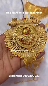 68K views · 775 reactions | One gram gold plated ranihar price 2550 booking no 9193299032 #dacreations #jewellery#trending | D.A. Creations | Facebook
