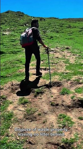 "Leave No Trace" principles for eco-friendly camping
