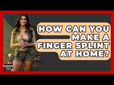 How Can You Make A Finger Splint At Home? - Survival Skills for Everyone