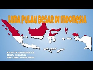 Kelas TK AKTIVITAS 6.3 Lima Pulau Besar di Indonesia
