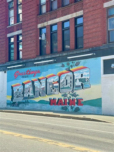 Welcome to Derry (Bangor). Cool to see Steven Kings former home and where the ideas came from. #it #stevenking #bangor #maine #derry