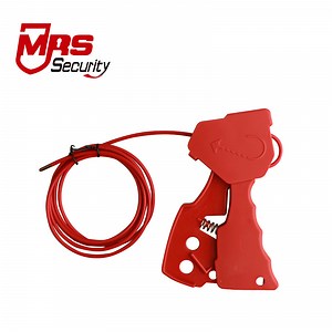 [Hot Item] Adjustable 2m Stainless Steel Wrapped in PVC Cable Lockout Tagout Safe Lock