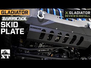 Jeep Gladiator JT Barricade Skid Plate for Barricade HD Front Bumper Review & Install
