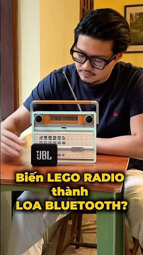 Turn LEGO RADIO into a Bluetooth audio device 📻 #longbrick #LEGO #retroradio #diy #collector