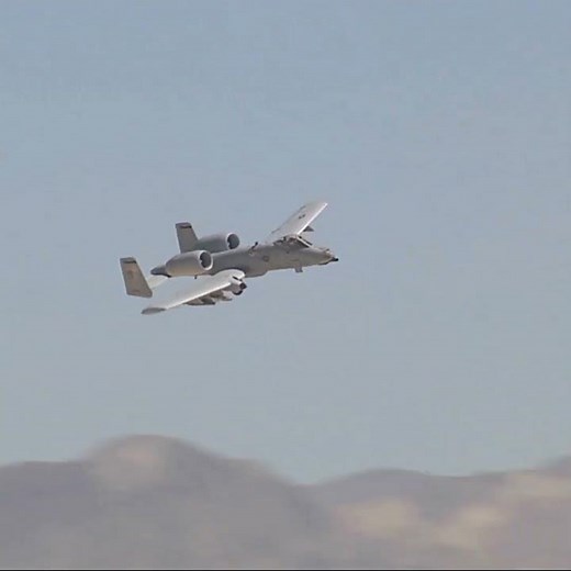 A-10 Warthog Close Air Support in action #military #aviation #fighterjet