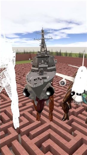 Who Is It Guess! Small To Giant Crabtanic Sea Monster Team Big Maze #garrysmod