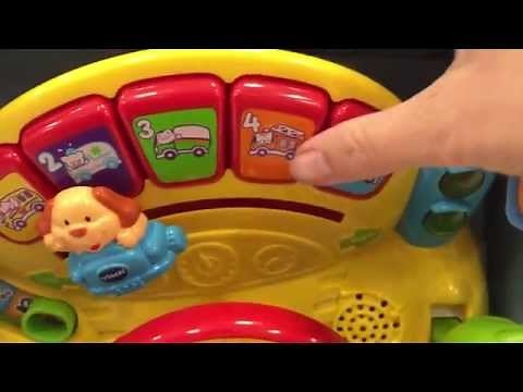 Vtech Turn & Learn Driver Full Demo: Steering Wheel Learning Baby Toys 👬🚗🚕🚙