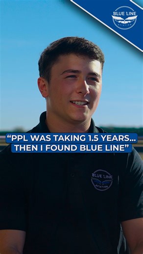 1.5 years at another flight school: Just Private. 6 months at BlueLine: IFR ➝ MEI and how he's a Blue Line instructor ✈️ Sometimes all it takes is the right environment, and a decision to change course. Become employable as a pilot in as little as 5.5 months: www.bluelineaviation.com | Blue Line Aviation