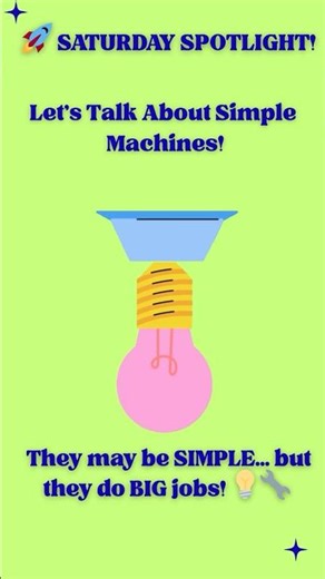 Saturday Spotlight Simple Machines
