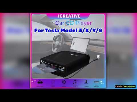 External Car DVD CD Player For MP5 LED TV PC and Most Cars As Tesla Model 3 20192021 Portable CD Pl