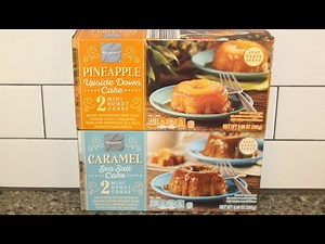 Belmont (ALDI): Pineapple Upside Down Cake & Caramel Sea Salt Cake Review