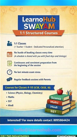 Book your 1:1 class with LearnoHub SWAYAM or enroll in courses today 🚀📚