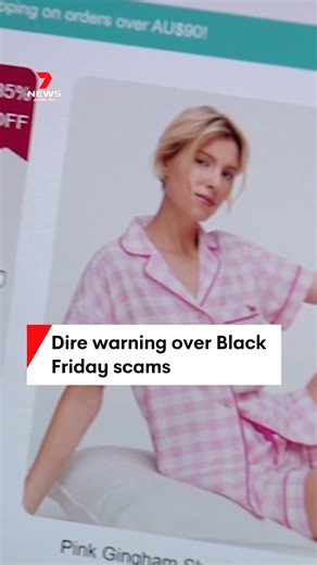 There is a new alert for Black Friday bargain hunters with a warning on fake websites imitating some of Australia's biggest retailers. #BlackFriday #crime #scam #shopping #7NEWS | 7NEWS Australia