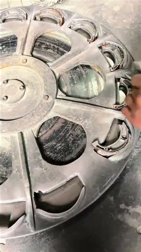 brake shoe making machine #shorts #viral #mechanic #bikeworkshop