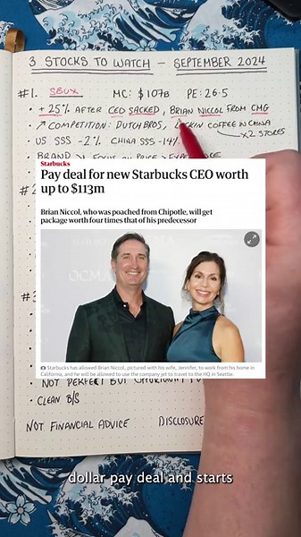 3-minute breakdowns: September 2024: Starbucks, Eurocell PLC, and Upwork stocks to watch