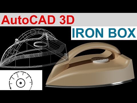AutoCAD 3D IRON BOX | AUTOCAD PRODUCT MODELING