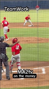 TeamWork. Good defensive teamwork ends the inning. #Baseball #MA2tv