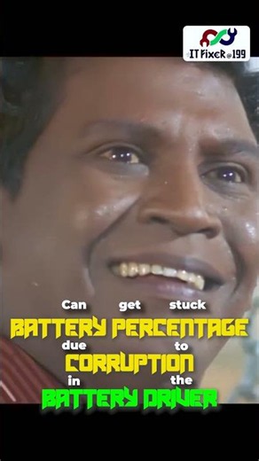 Is Your Laptop Battery Percentage Stuck? 🤔 #trending #techtips #shorts #reels