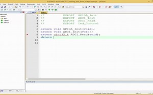 STM32-ARM汇编语言零基础教程（七）STM32模数转换器（ADC）-7.5 从C code调用ADC子程序的编码