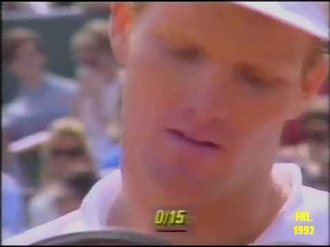 Jim Courier v Petr Korda French Open 1992 Final