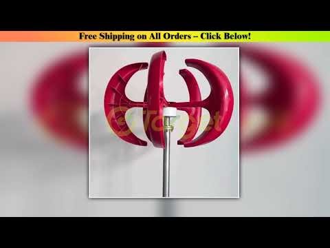 5000W Wind Generator with Charger Controller 5 Blades 10000W Minitype Lantern Wind Turbine