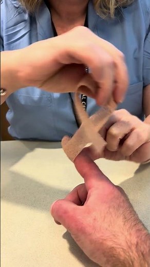 Coban Wrap Finger Edema