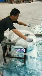 202K views · 456 reactions | Square Glass Cut Into A Circle | ManMade | Facebook