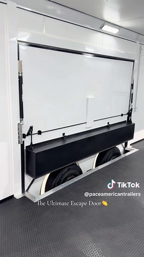 The Ultimate Escape Door for Car Hauler Trailers