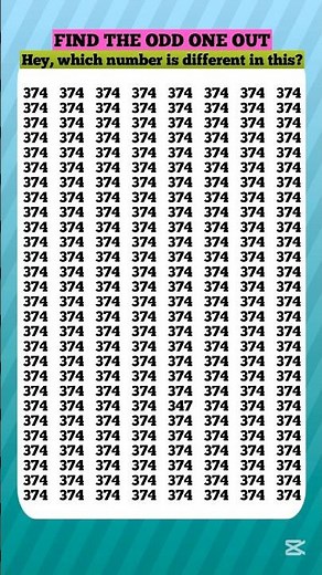 Eye Test Challenge! 👀 | Spot the Difference #quiz #quizchallenge #findtheoddoneout