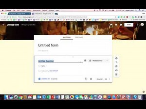 Formatting your Google Form