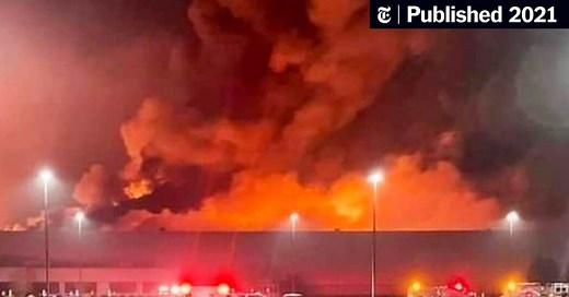 1 Dead in Fire at Sprawling QVC Distribution Center
