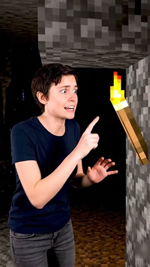 Minecraft torches are magic... but not THAT magic.