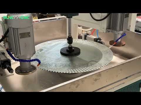 #edgegrindingmachine round glass mirror edge grinding and polishing machine