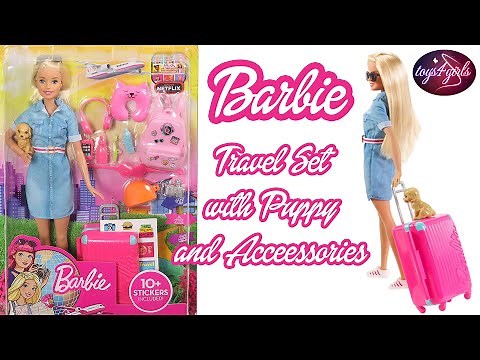 Barbie Travel Set unboxing