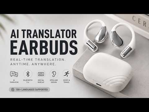 AI Translator Earbuds Review | Wireless Bluetooth Earbuds with Real-Time Translation