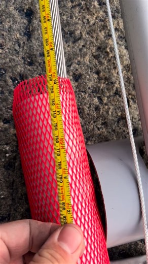 Testing out an idea for foil stands to assemble this @profurlsailing C430. Usually we use a long roll of canvas but due to a lot of antifoul dust and dirt we wanted to keep this foil completely off the ground #guernseyyachtrigging #profurl #proboat | Guernsey Yacht Rigging