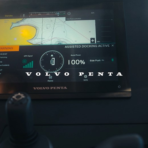 7.4K views · 80 reactions | Take control and relax with Volvo Penta’s Glass Cockpit System. All your engine, navigation, and boat data, together on one easy screen – making every trip smoother and more enjoyable. Adjust lighting and music, navigate with confidence, and dock effortlessly. Stay connected and informed with real-time alerts and customizable displays. Smart boating made simple, so you can focus on the journey. | Volvo Penta at Sea | Facebook