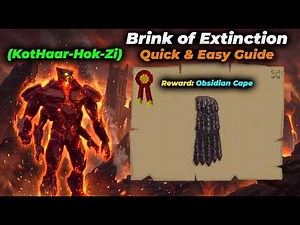RuneScape Dragonwilds: Brink of Extinction Quest Guide – Quick & Easy Obsidian Cape!
