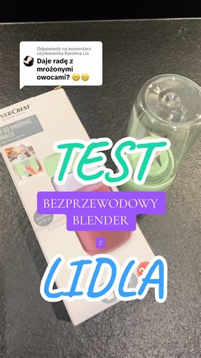 Bezprzewodowy blender Silvercrest z Lidla – test i recenzja