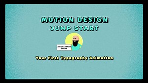 Motion Design Jump Start - Your First Typography Animation in Adobe After Effects | Tyler Bennett | Skillshare