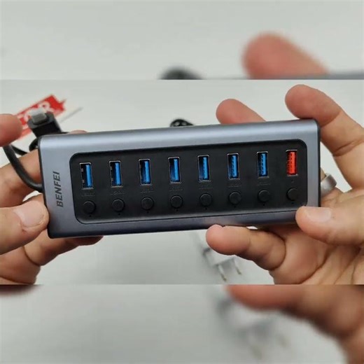 BENFEI 8-Port USB Hub with Power Adapter - The Unboxing