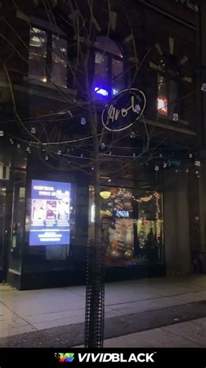 Restaurant Window LED Sign Installation | Rivoli | Toronto